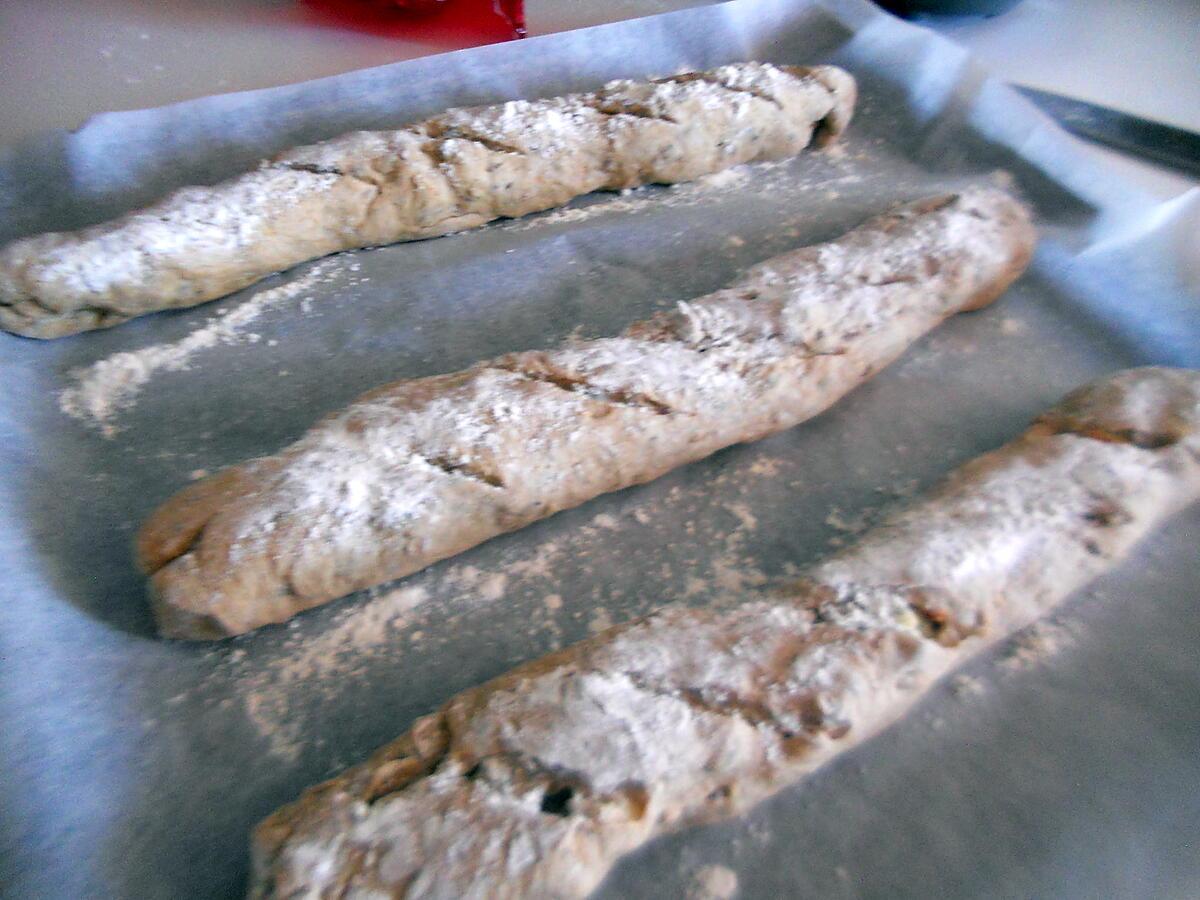 recette Baguettes fourrés chorizo fromages