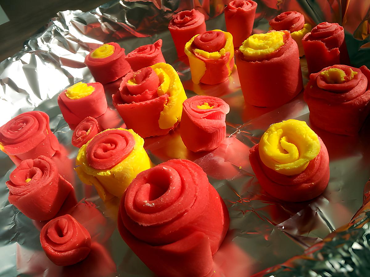 recette Tuto roses ruban en pate à sucre