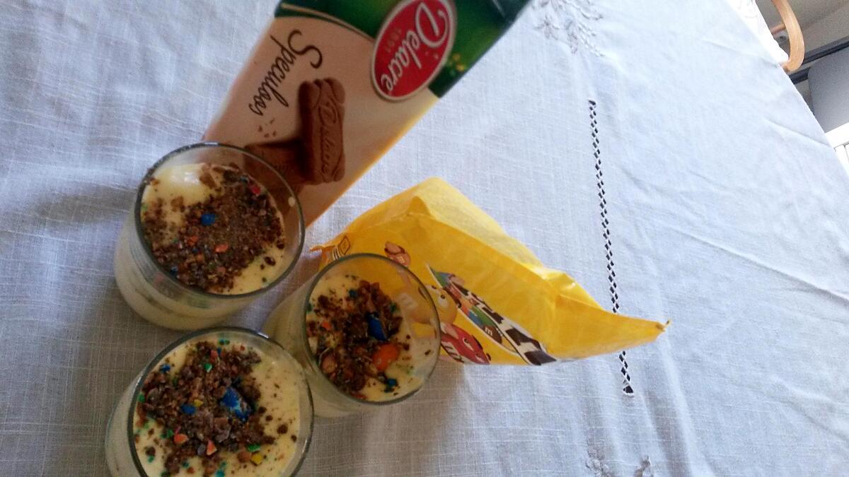 recette Tiramisu speculos et M&M