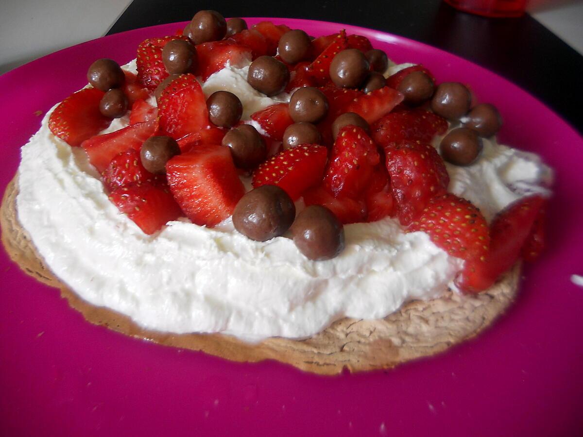 recette Pavlova fraise