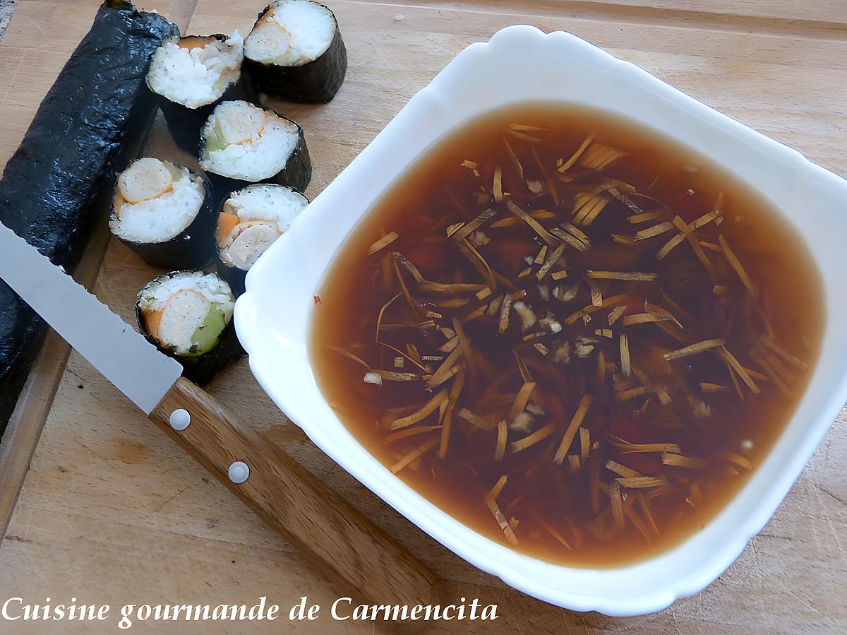 recette Sauce pour nems-makis