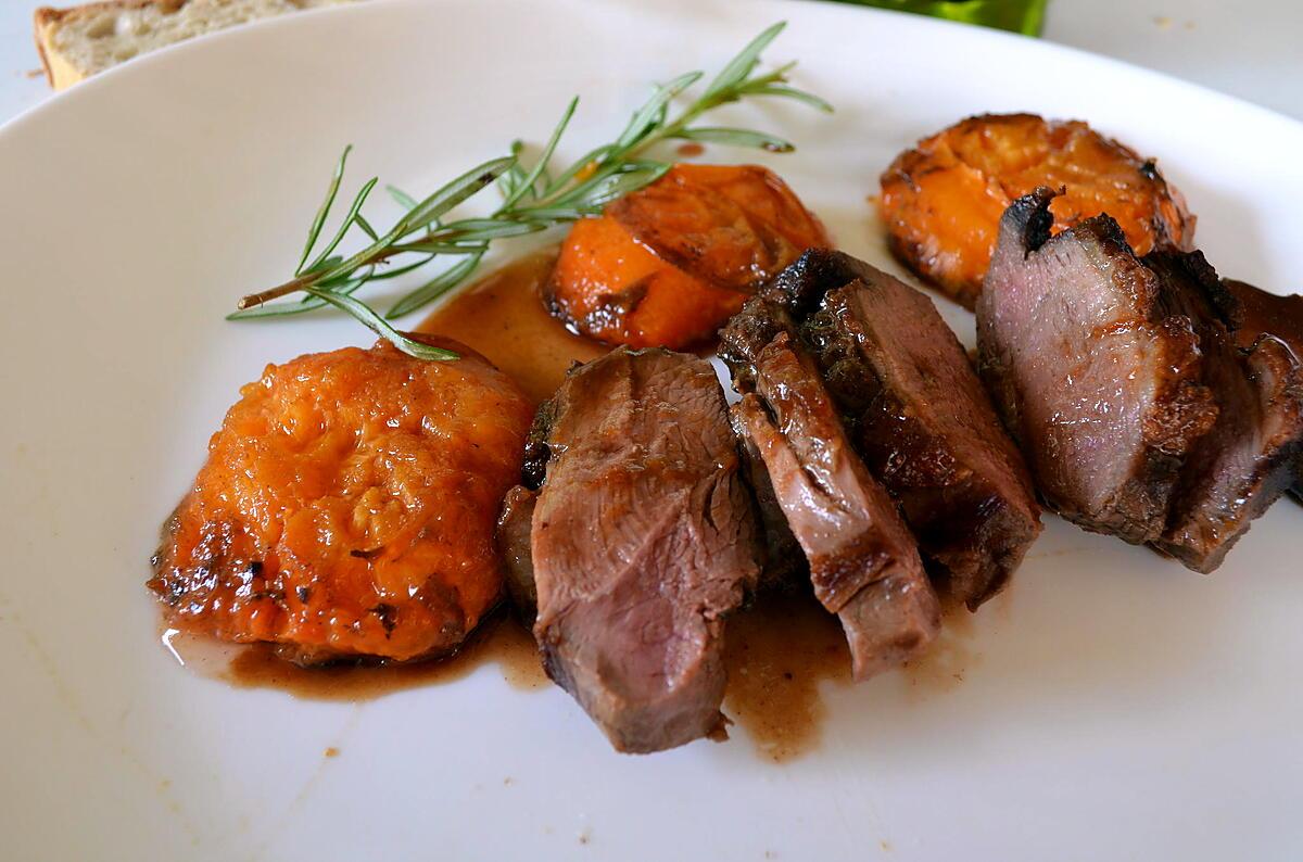 recette MAGRET DE CANARD AUX ABRICOTS ET FLOC DE GASCOGNE