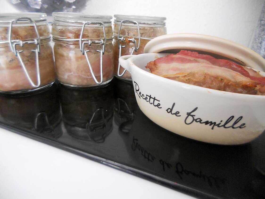 Recette de Terrine de porc enlardé