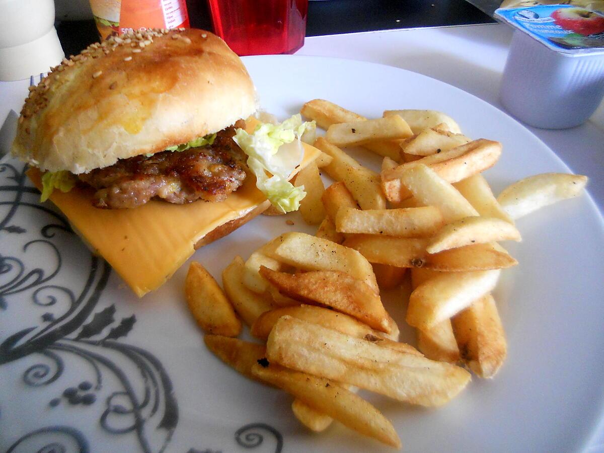 recette Hamburger au poulet