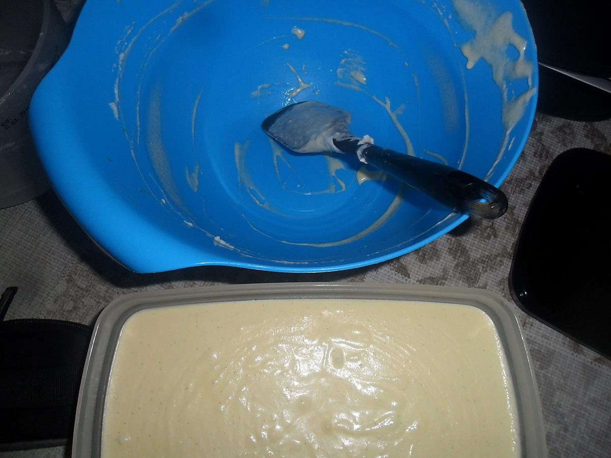 recette glace à la vanille et autre((sans sorbetière))