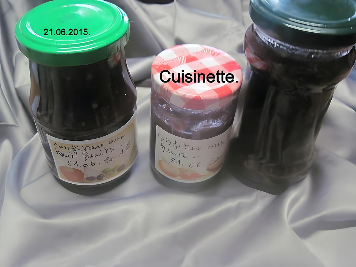 recette confiture tous fruits.