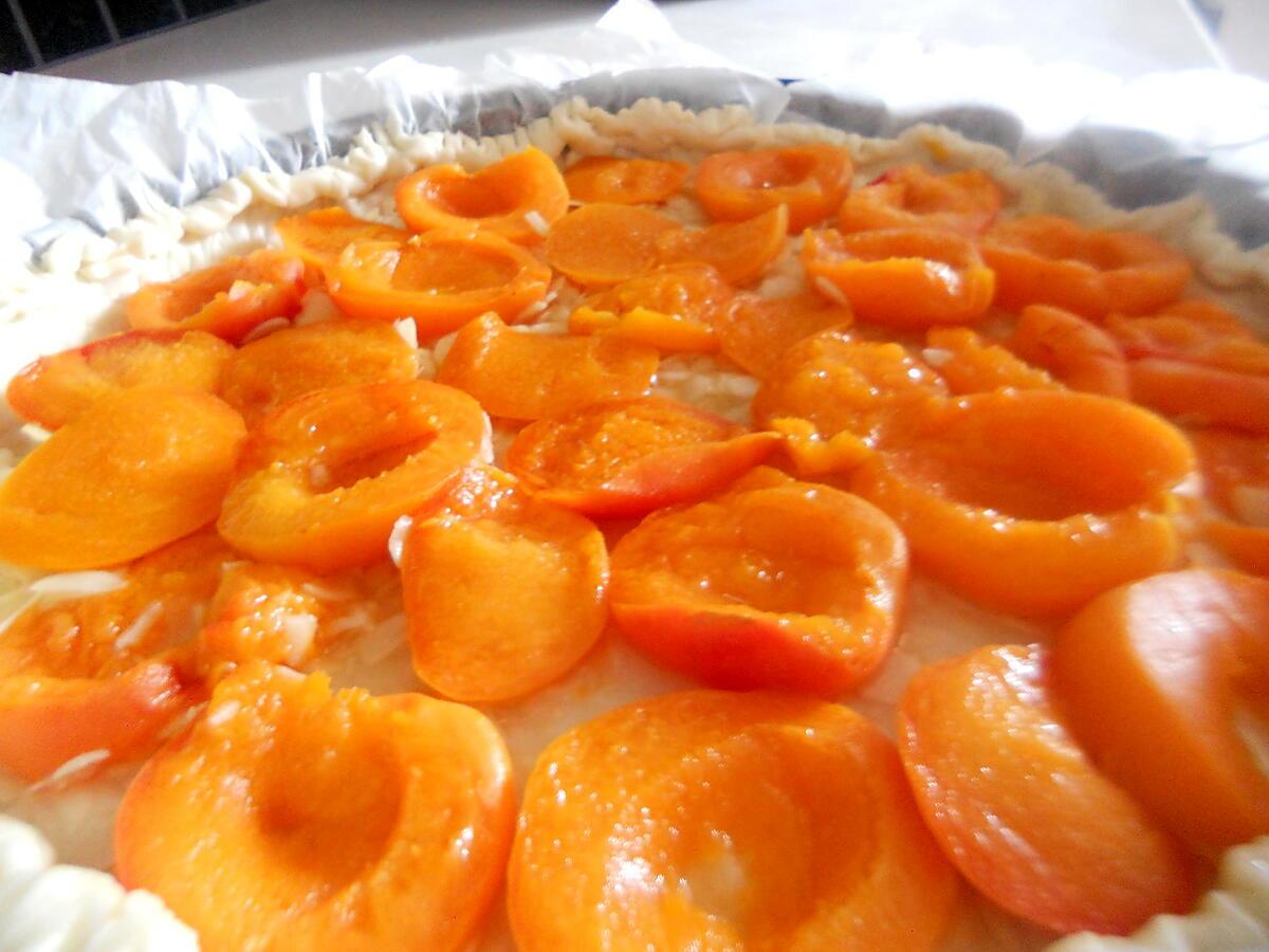 recette Tarte a l'abricot et a l'amande