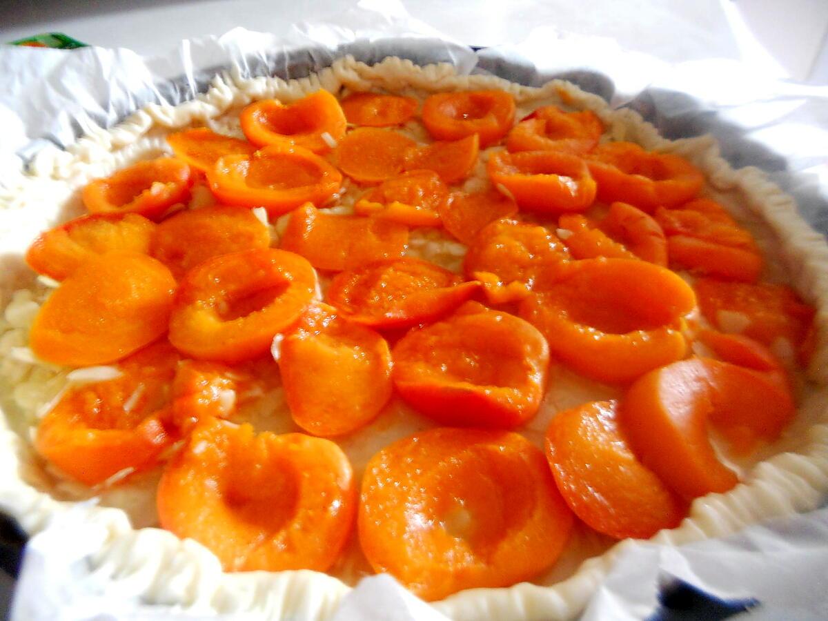 recette Tarte a l'abricot et a l'amande