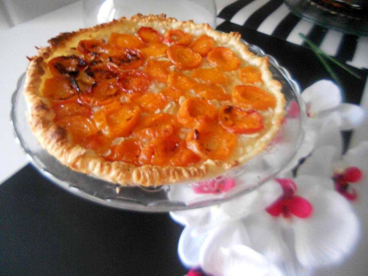 recette Tarte a l'abricot et a l'amande