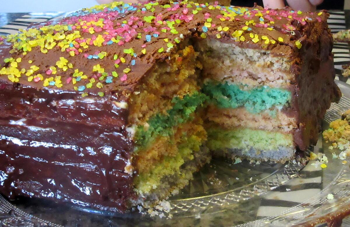 recette Rainbow cake