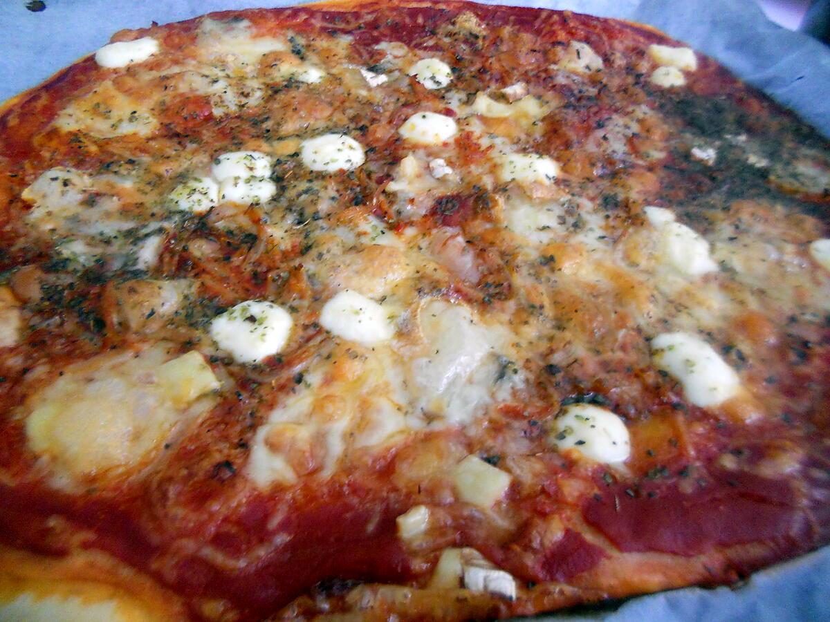 recette Pizza aux fromages