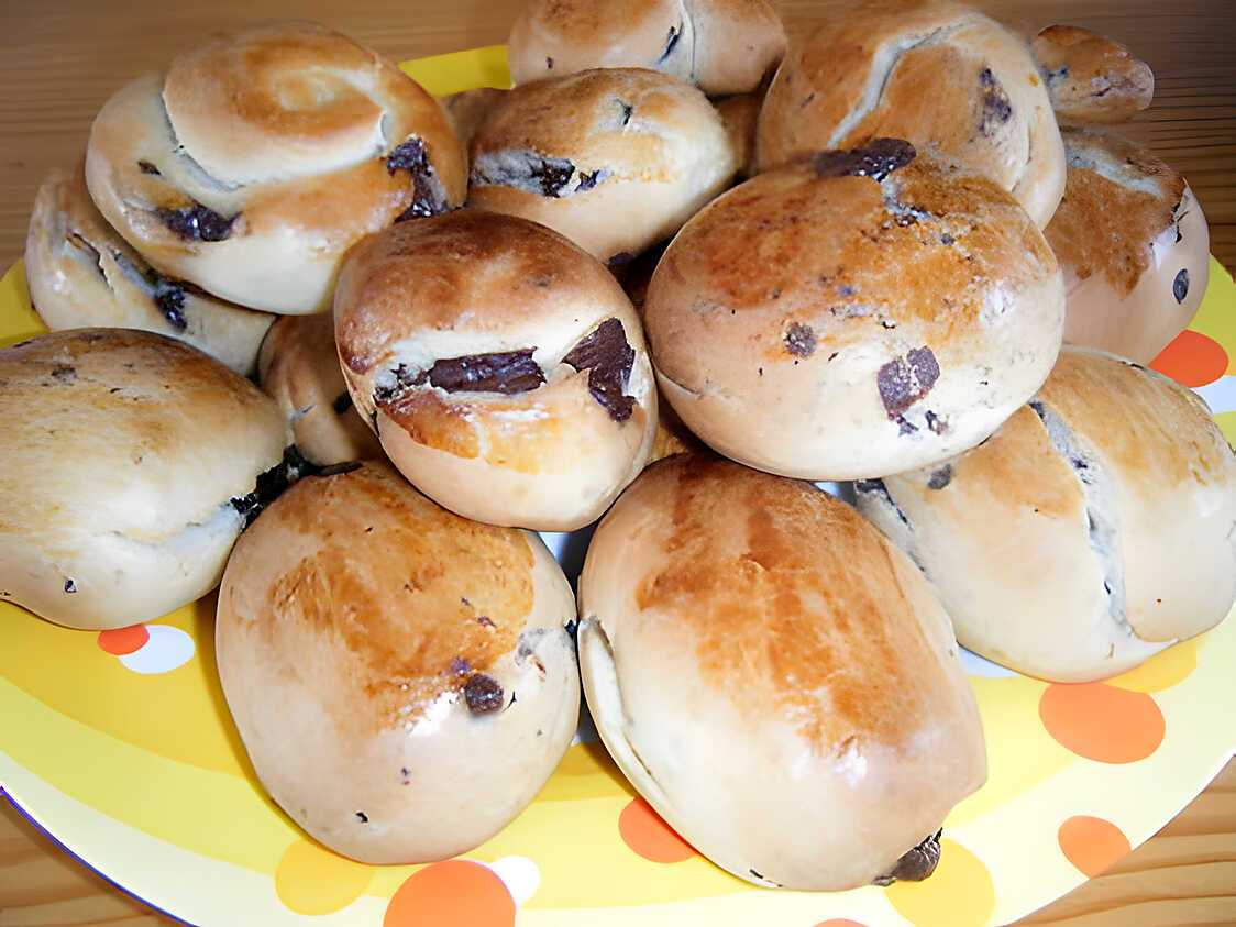 Petit pain aux pépites de chocolat