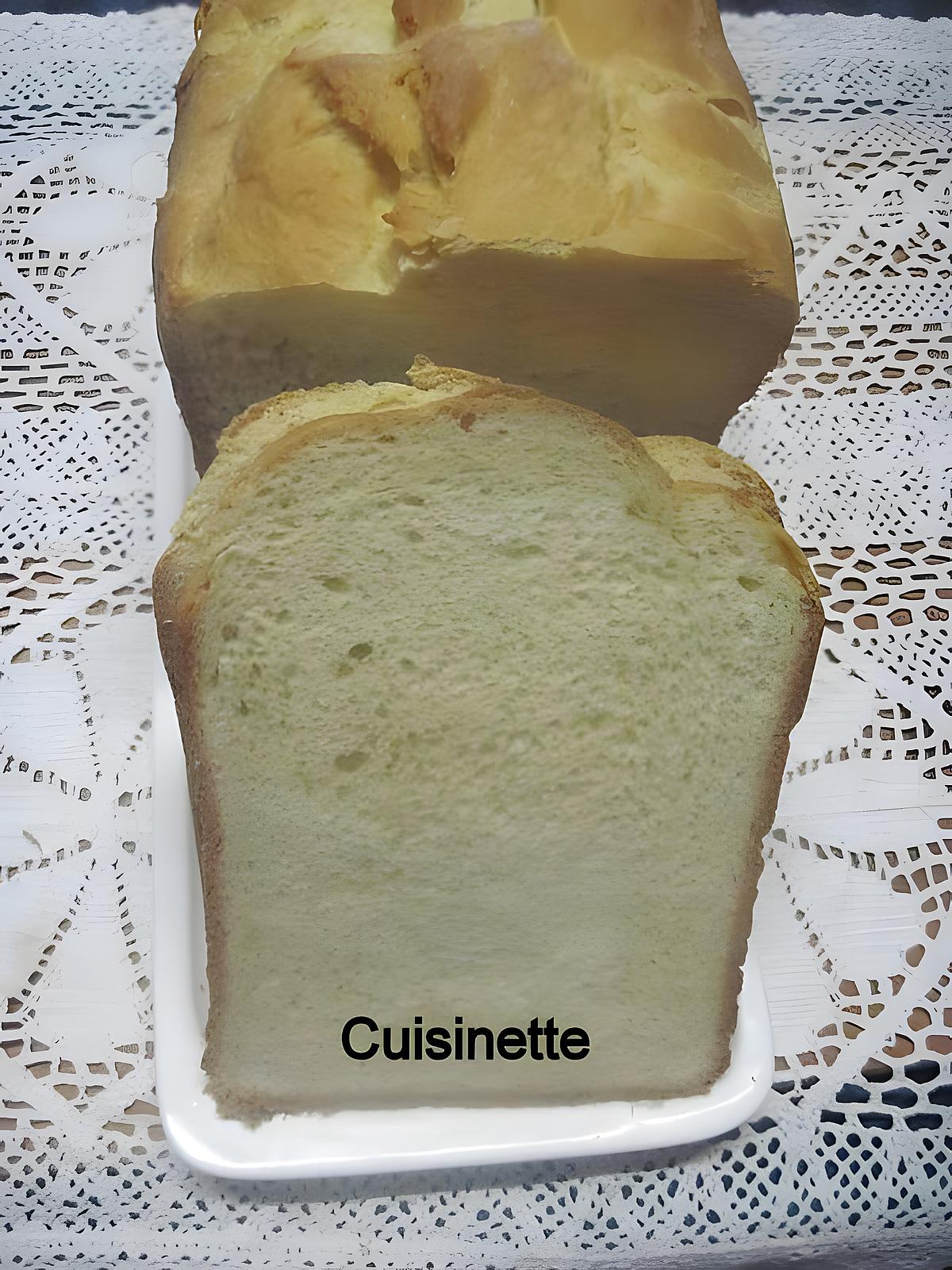 recette pain de mie en machine à pain.