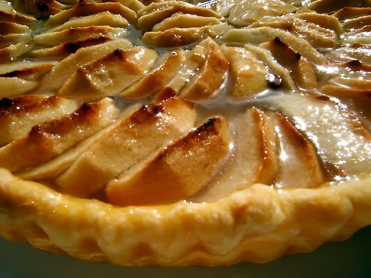 recette Tarte aux pommes à la gelée de cidre