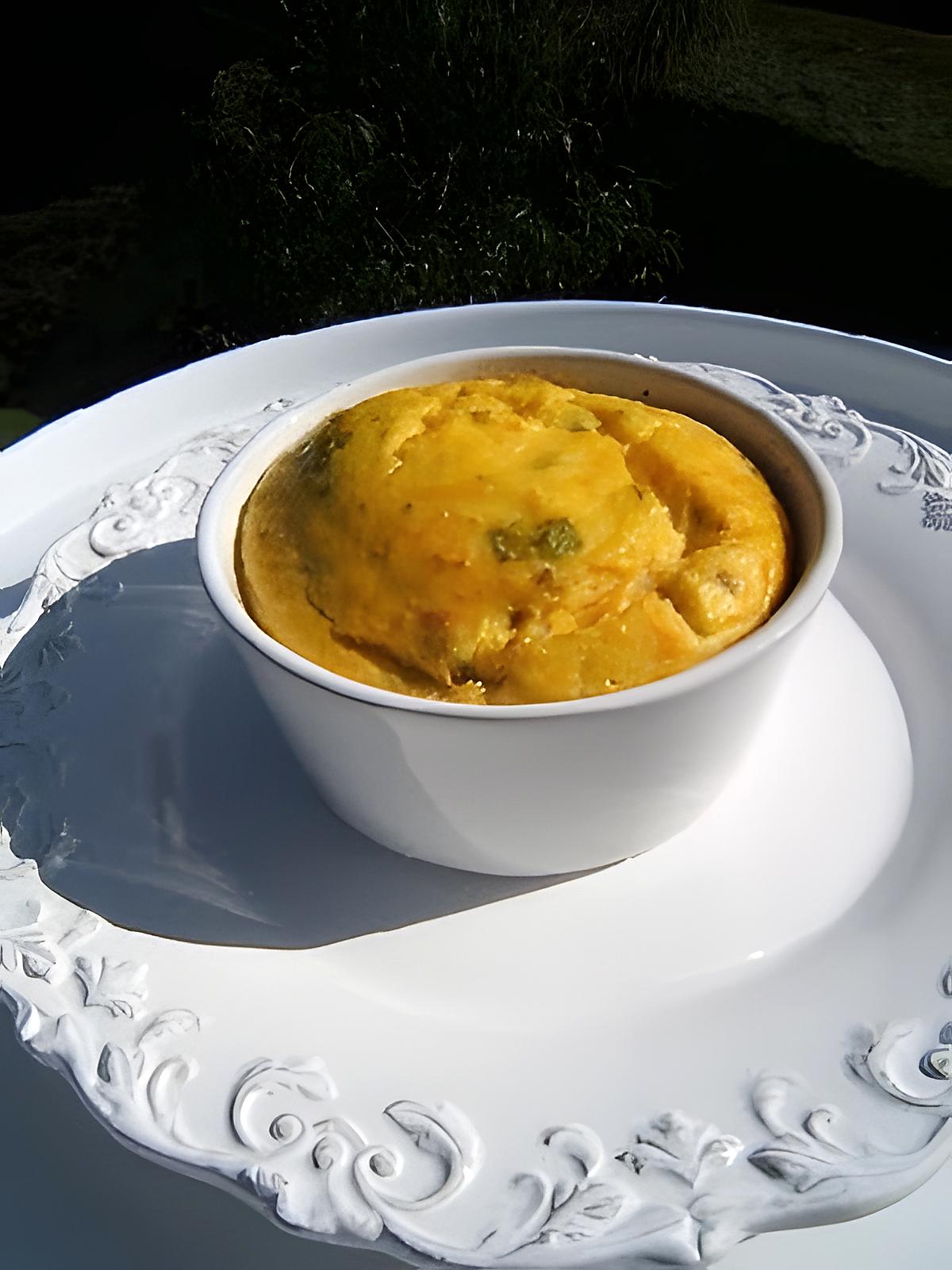 recette Flan de potimarron et courgette