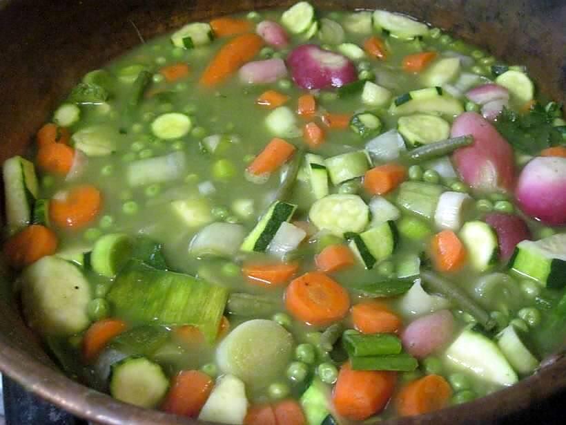 recette Soupe de légumes. stérilisés.