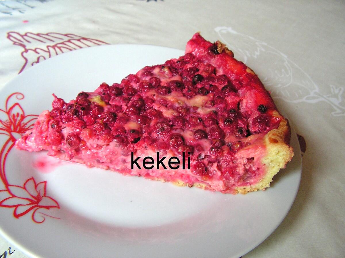 recette Tarte aux groseilles