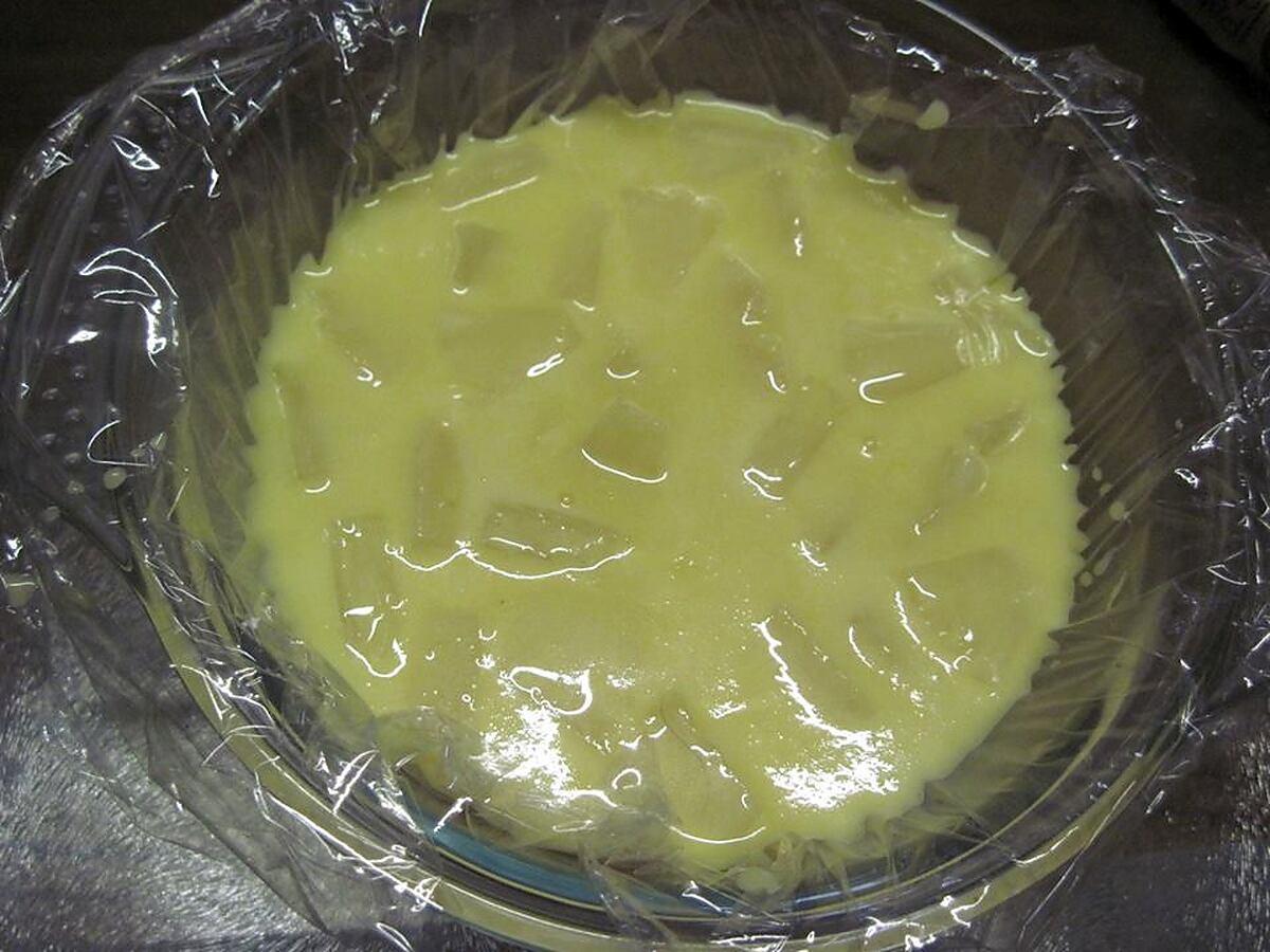 recette Poupée gâteau à l'ananas au micro- ondes.