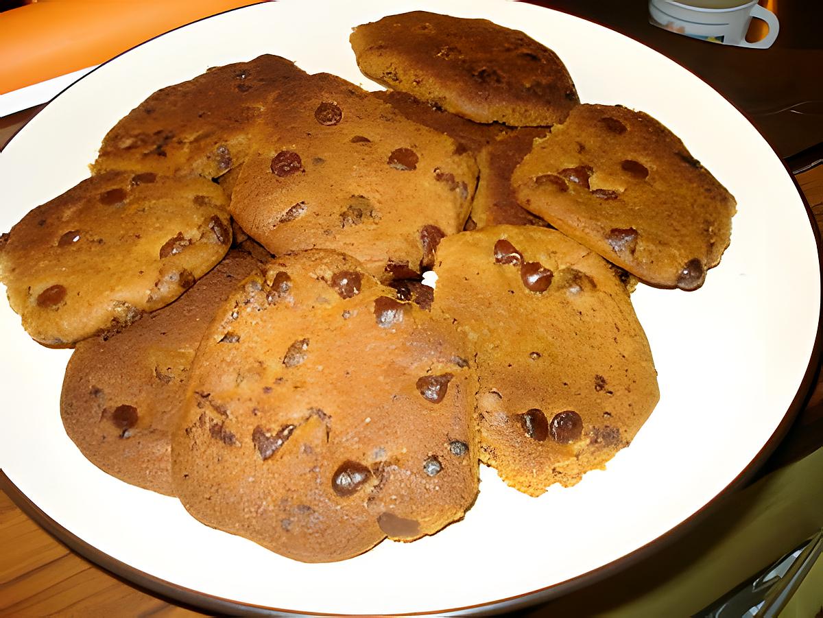 recette Cookies aux pépites de chocolat