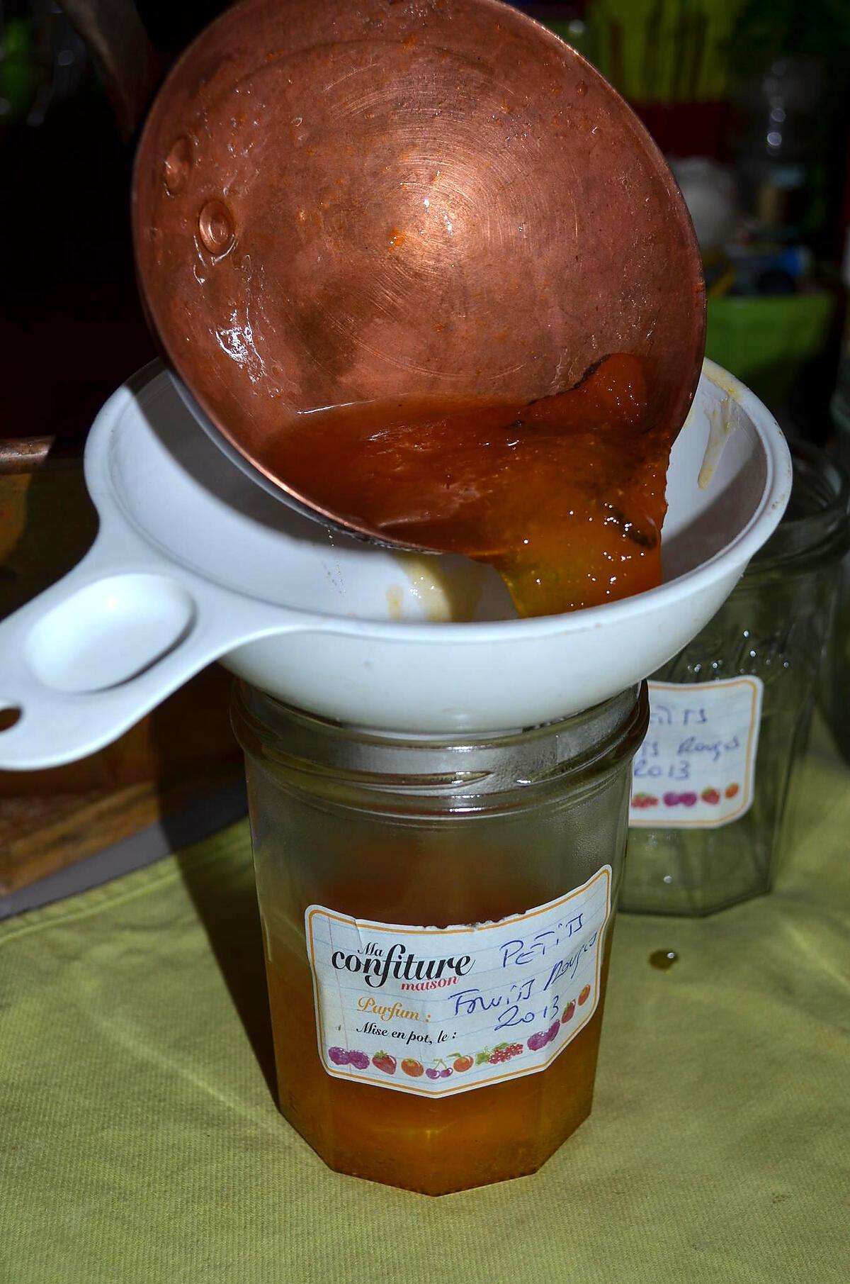 recette CONFITURE D'ABRICOT A LA VANILLE