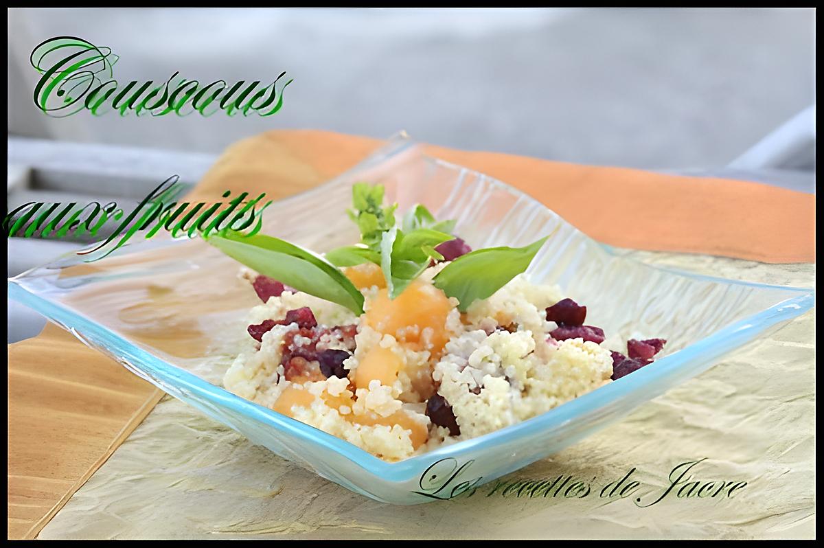 recette couscous aux fruits