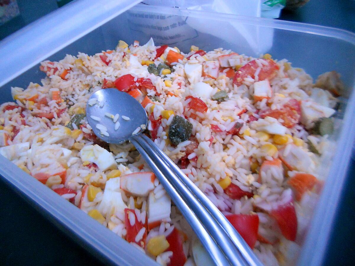 recette Salade de riz de Mamie