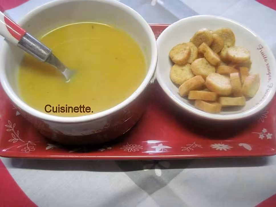 recette Soupe betternut et pommes de terre.
