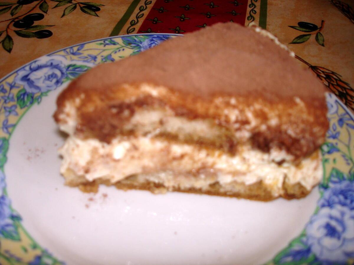 recette Tiramisu (en cercle )