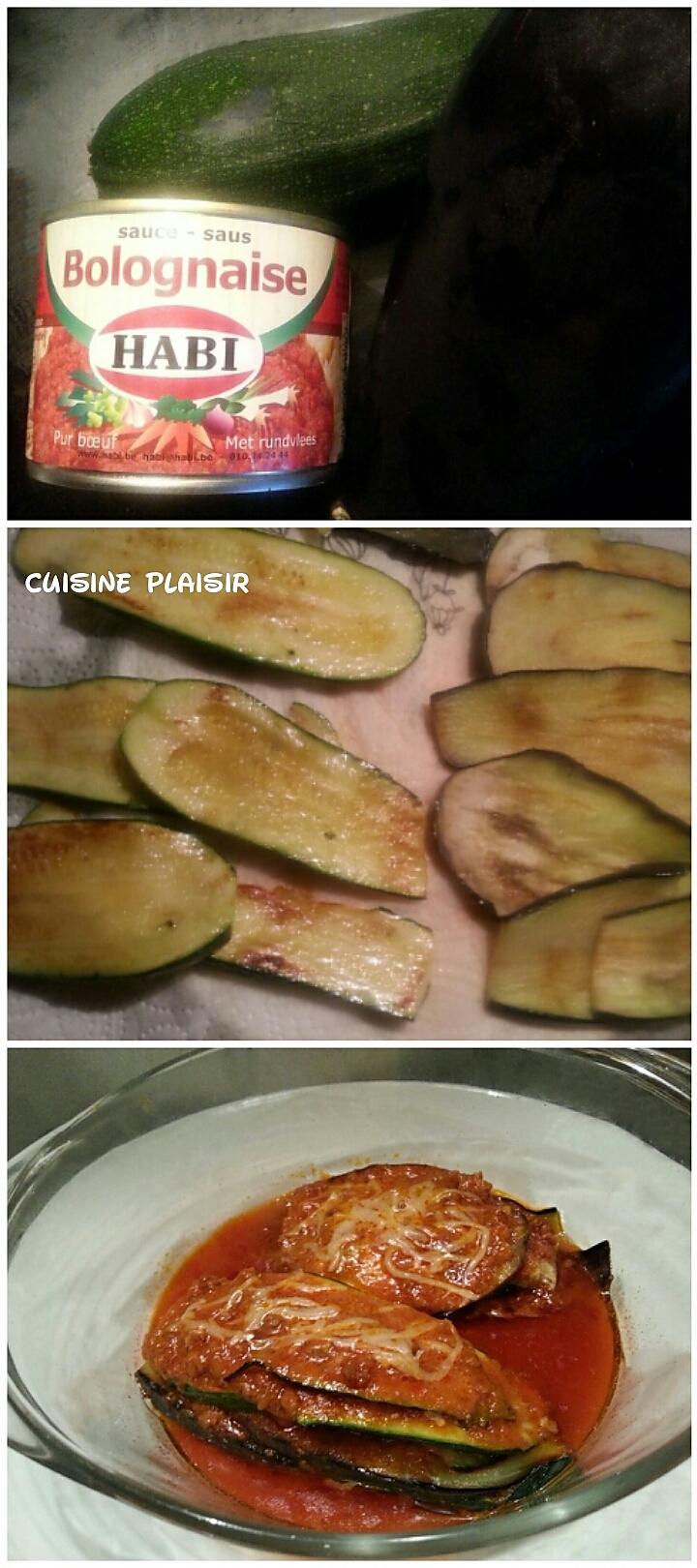 recette Lasagne de courgette et aubergine