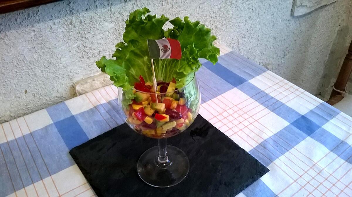 recette LA SALADE MEXICAINE Express