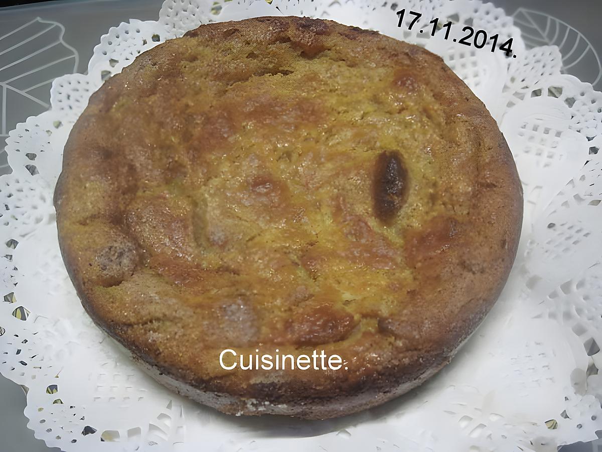 recette Pudding aux croissants et raisins secs.