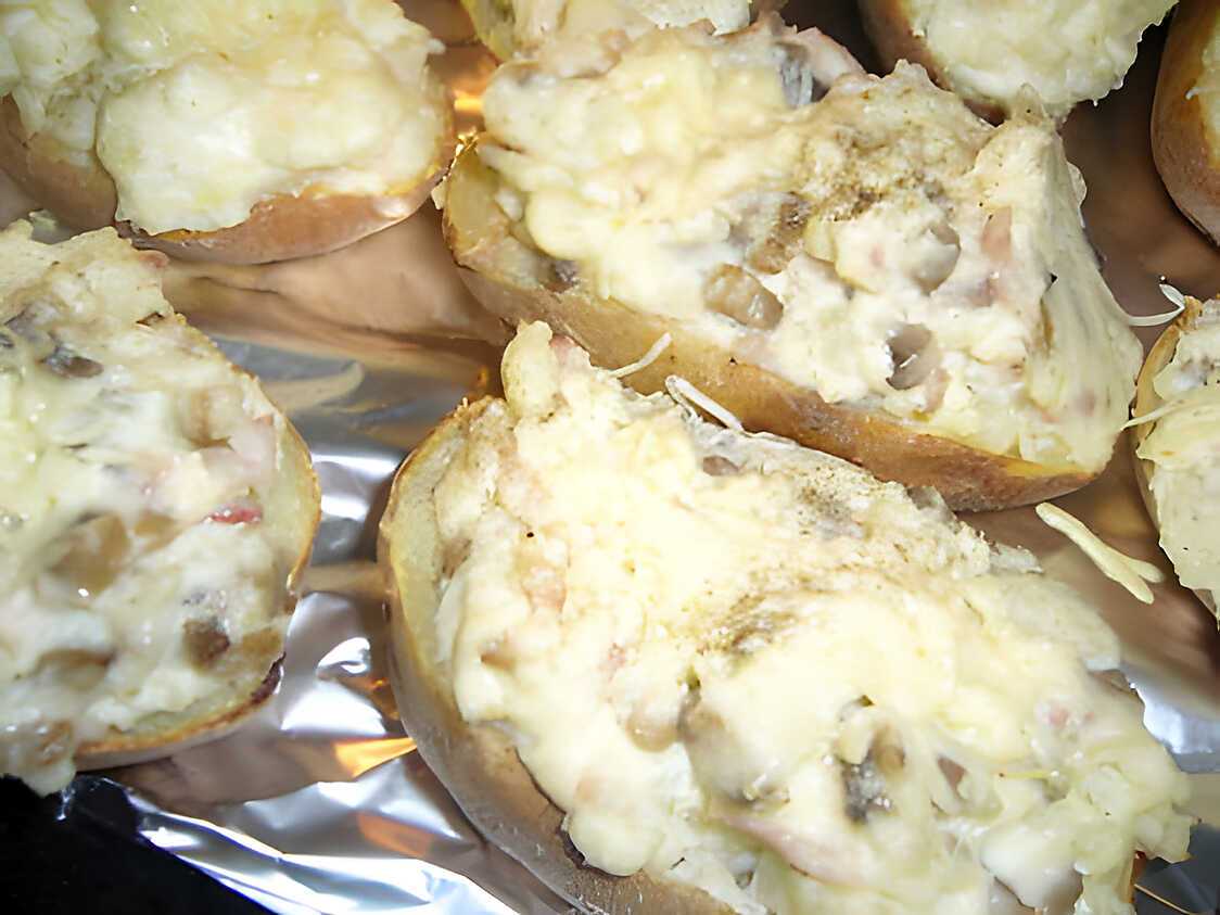 Recette de Pommes de terre aux champignons