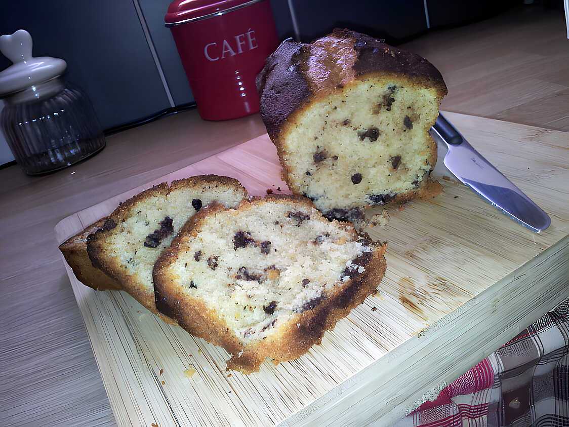 Recette de Cake aux pépites de chocolat *recette thermomix*
