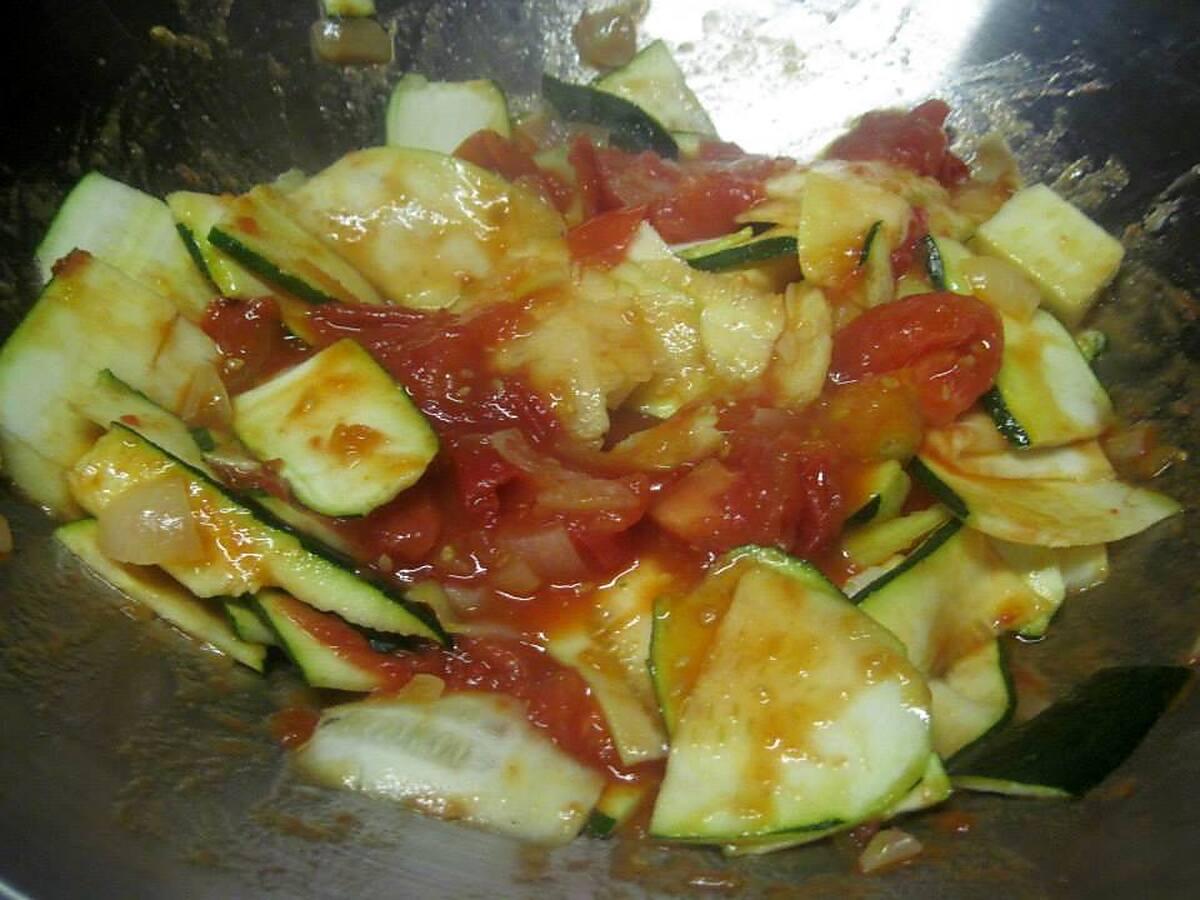 recette Chorizo aux légumes .