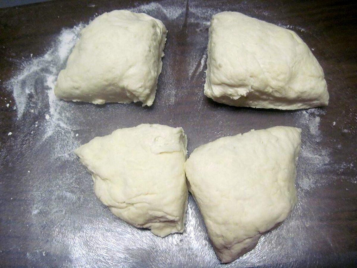 recette Chees naan garnis de viande/ basilic.