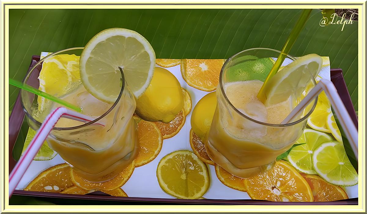 recette Jus de citrons et Oranges