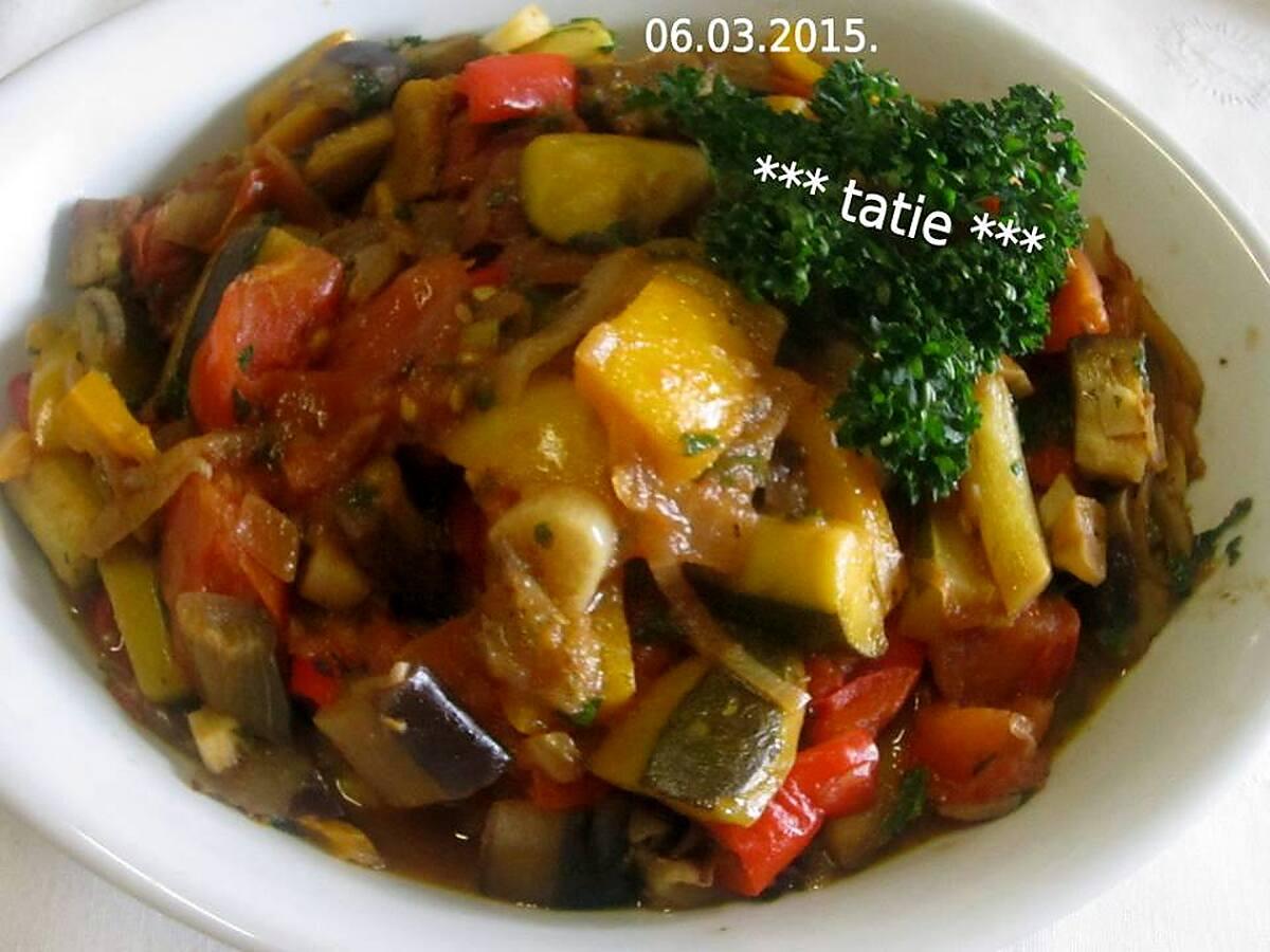 recette Ratatouille " maison "WOK.