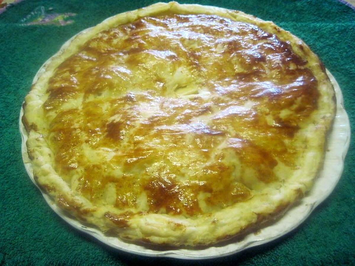 recette tourte aux pommes.