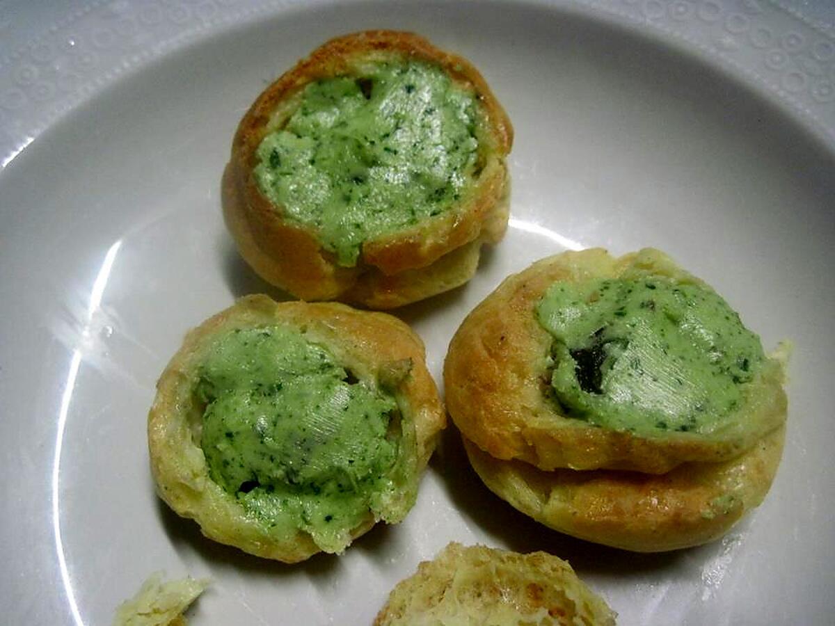 recette Escargots au gougères.