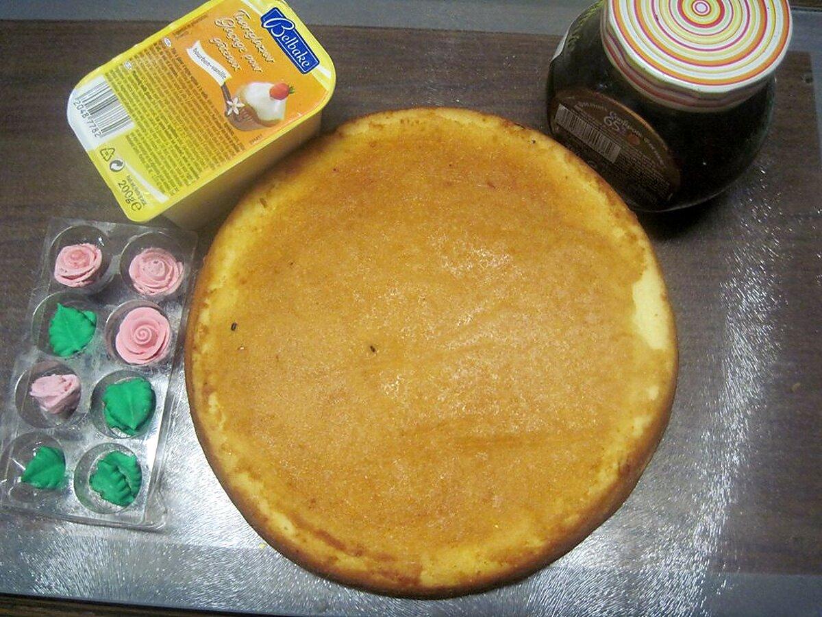 recette Gâteau demi lune à la confiture.