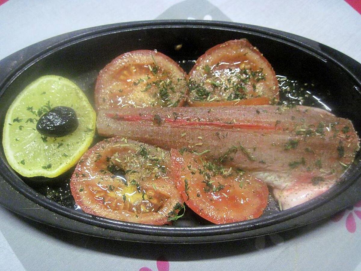 recette Poisson grondin rouge au micro-ondes.