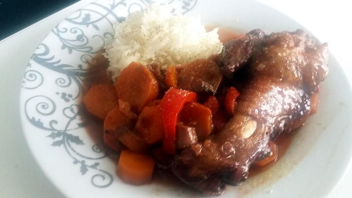 recette Dinde au vin rouge