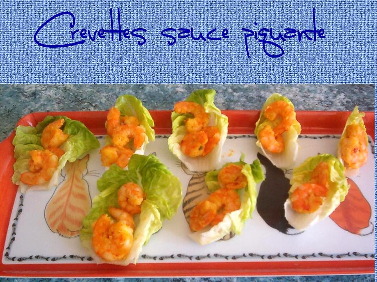 recette crevettes sauce piquante