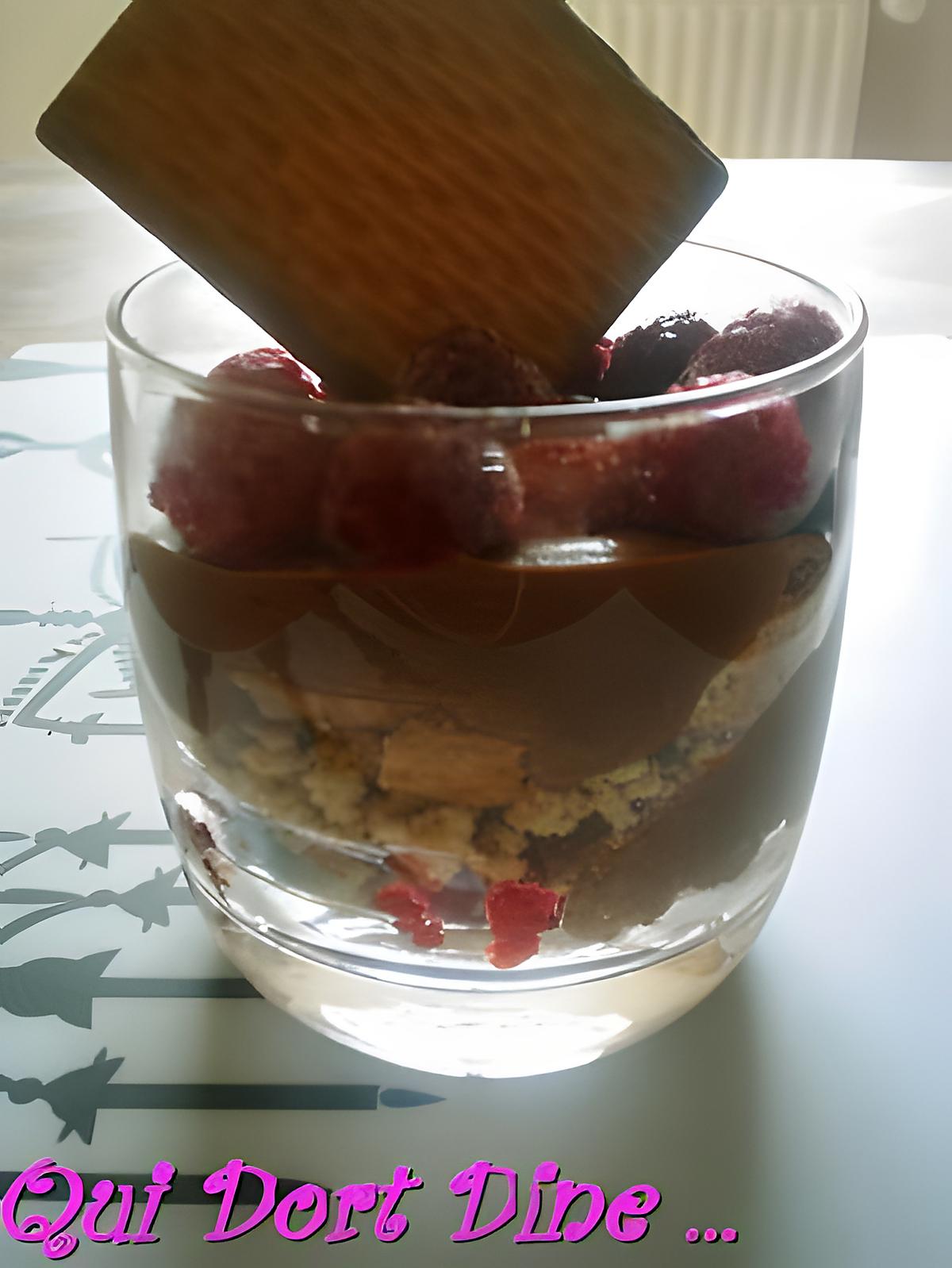 recette tiramisu choc 'o' framboises