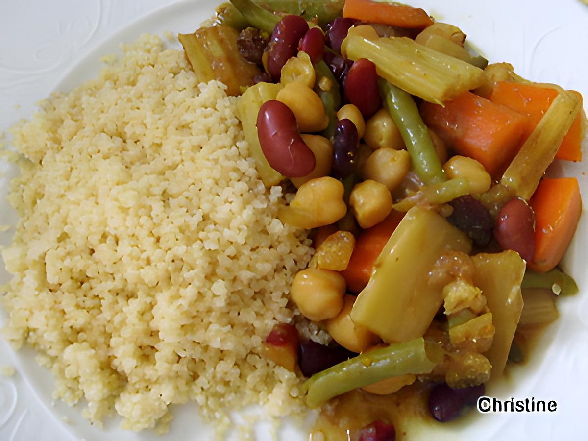 recette Tajine de Légumes et Légumes secs