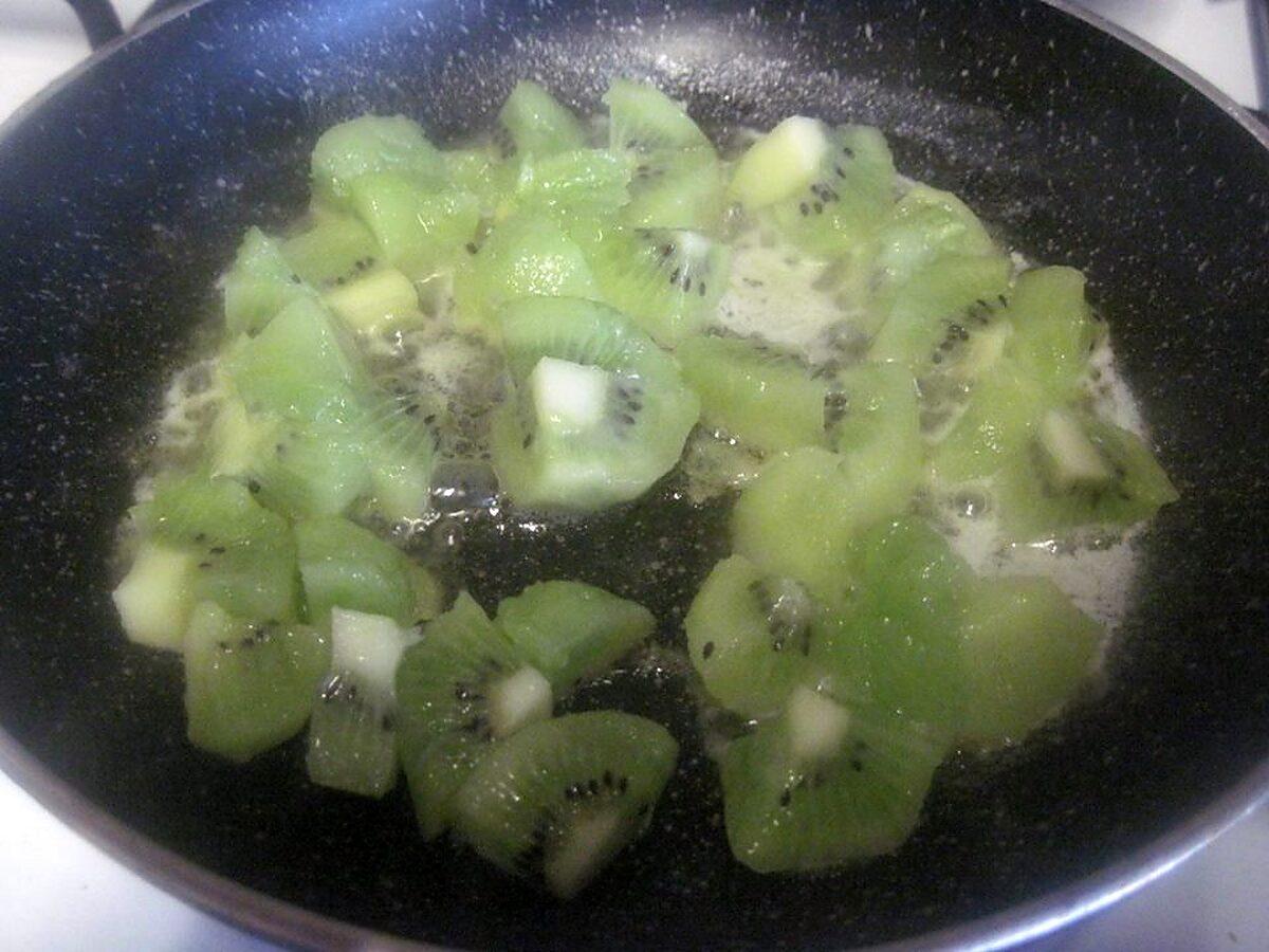 recette Omelette aux kiwis.