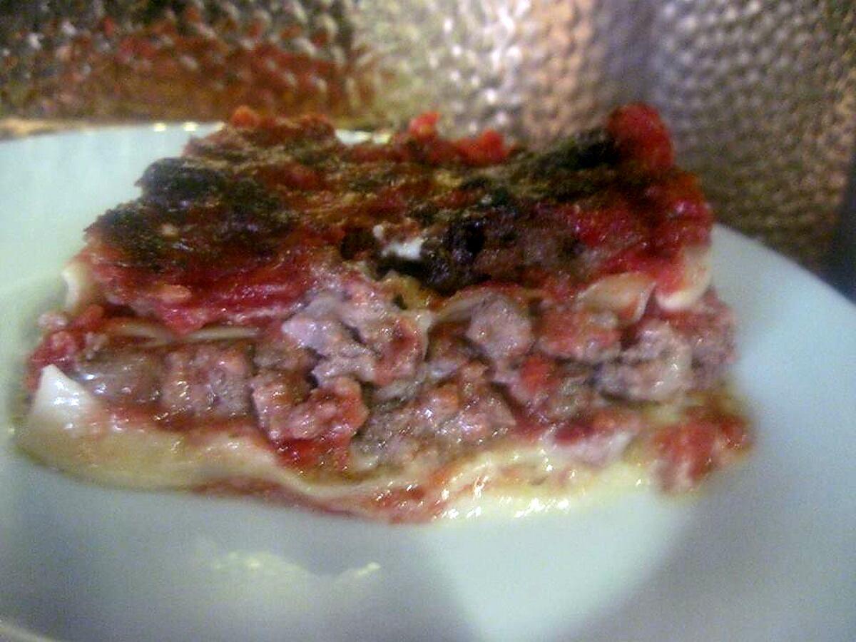 recette Lasagne à la viande.maison.