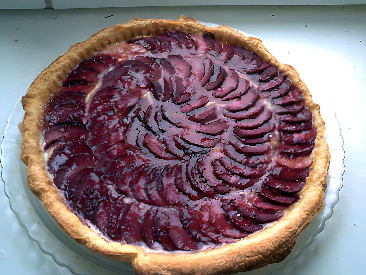 recette TARTE AU PECHE DES VIGNES