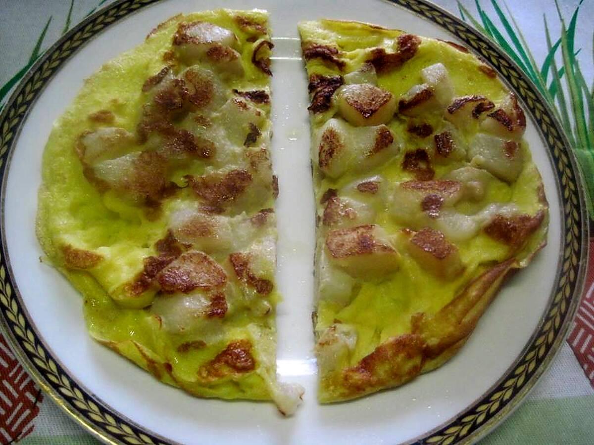 recette Omelette aux poires.