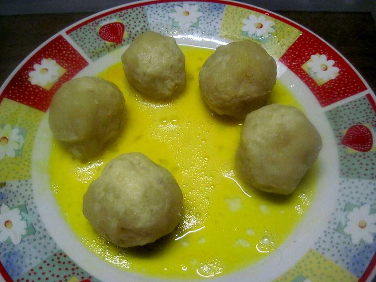 recette Boulettes de pommes de terre.